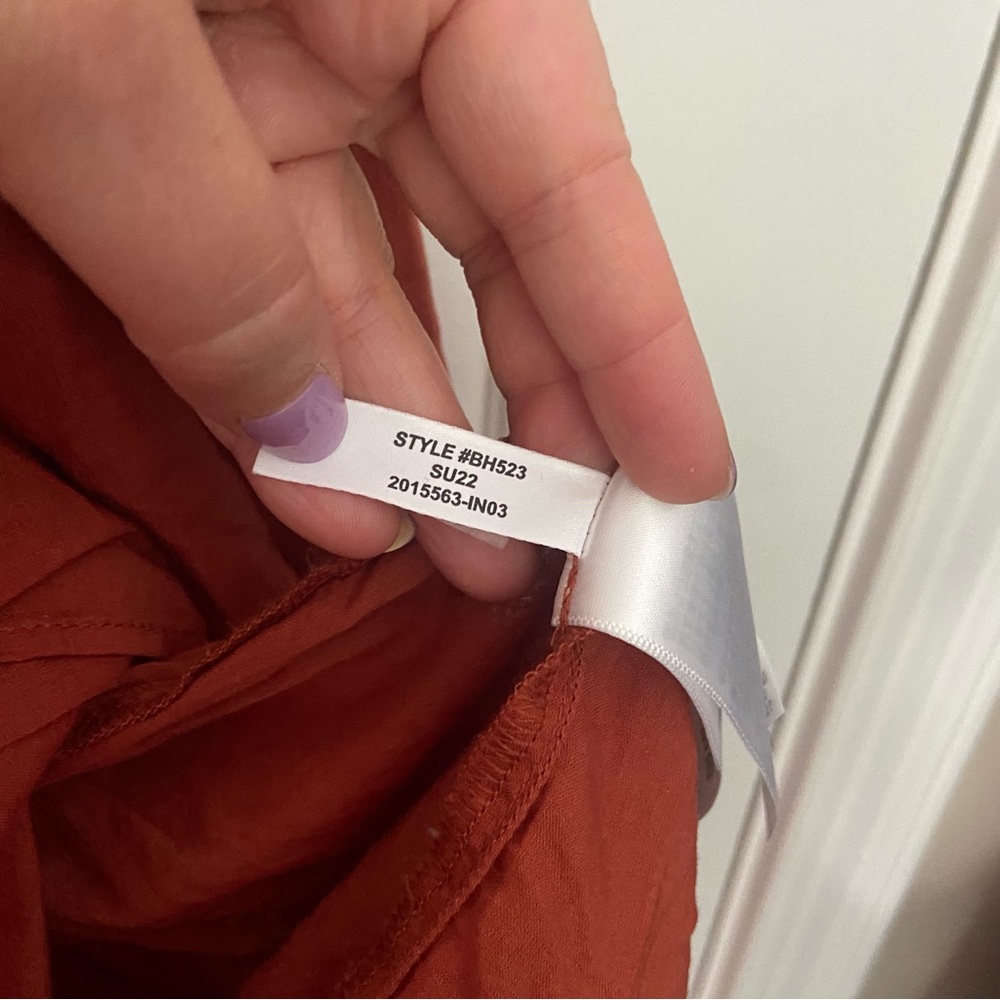 J. Crew Rust Button-Down Coverup - image 8